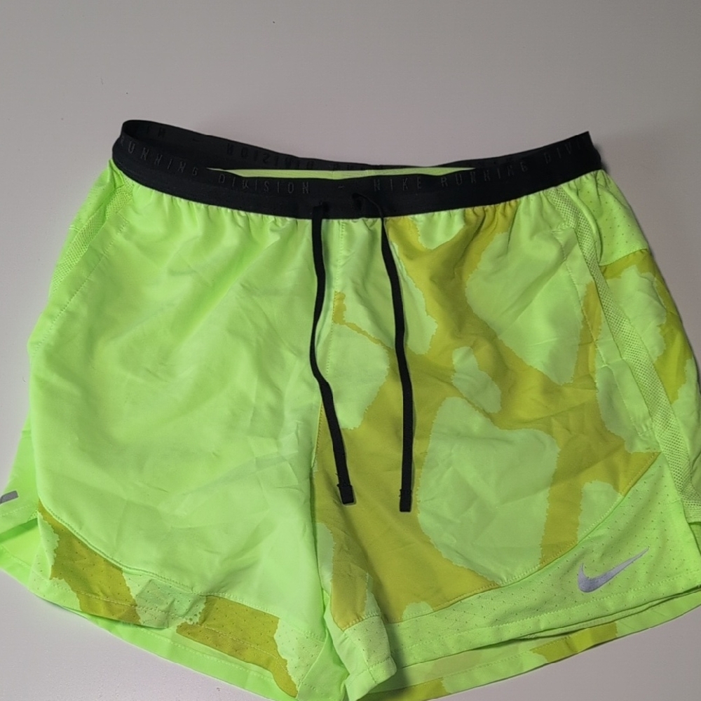 Nike Lime Green Running Shorts